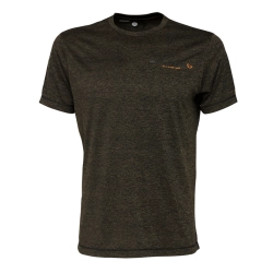 Savage Gear T-shirt Fighter Stretch M Burnt Olive